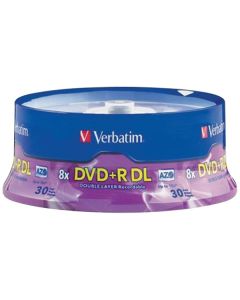 Verbatim 96542 8.5GB Dual-Layer DVD+Rs (30-ct Spindle)